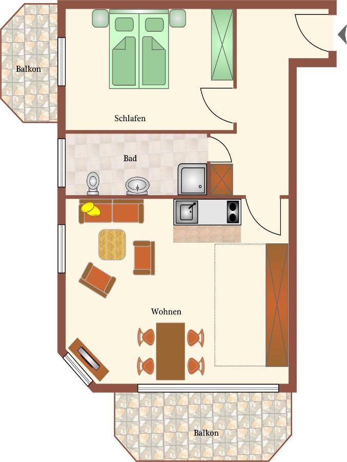 Haus Duenenglueck Whg. 23, Teilseesicht Cuxhaven Kültér fotó
